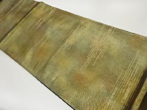 引箔変わりヱ霞模様織出し袋帯